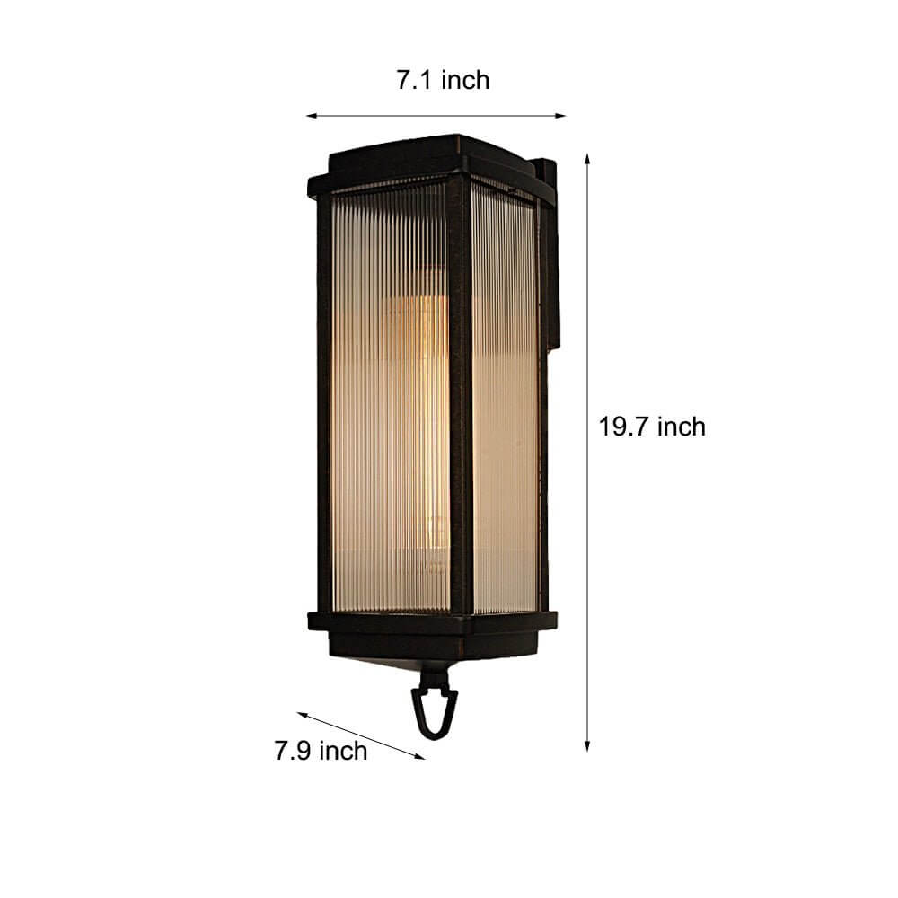 Modern Outdoor Wall Lantern