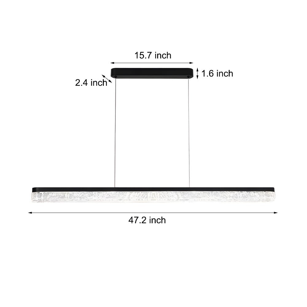 Linear Island Pendant Light