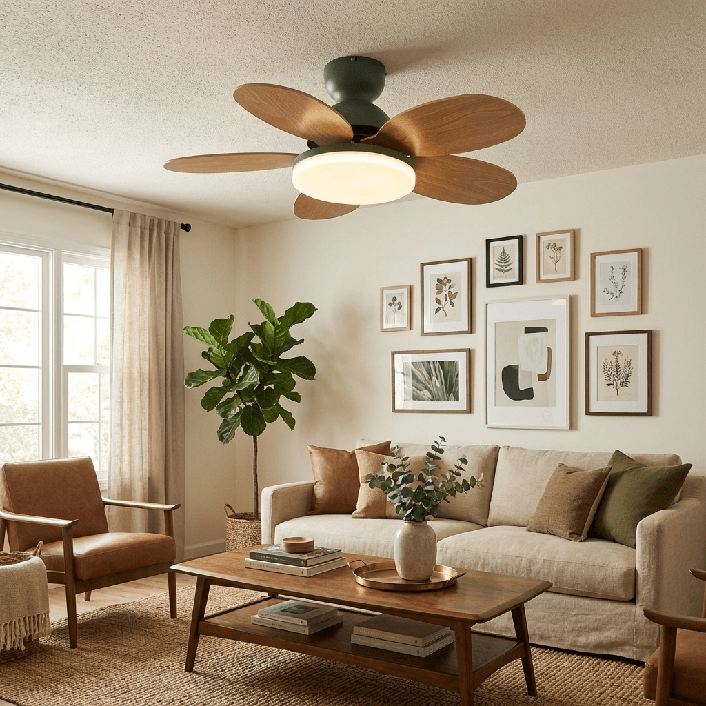 Petalo Ceiling Fan with Light
