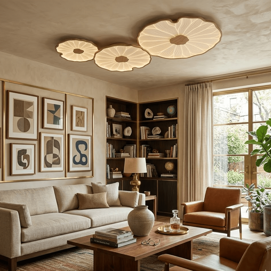 Lotus Leaf Ceiling Light