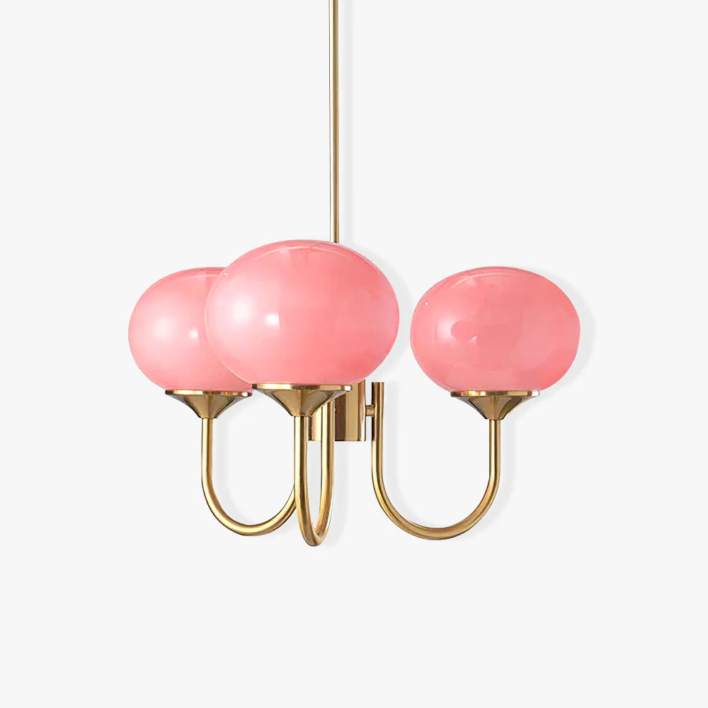 Marshmallow Glass Chandelier