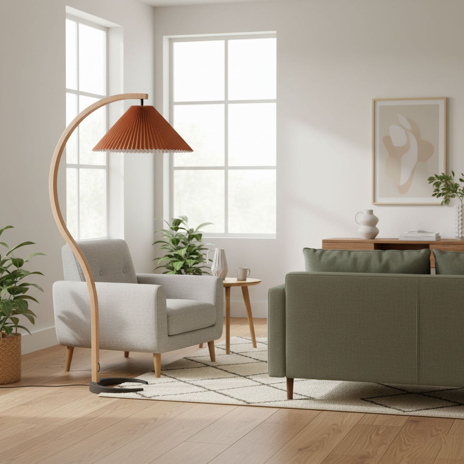 Caprani Bentwood Floor Lamp