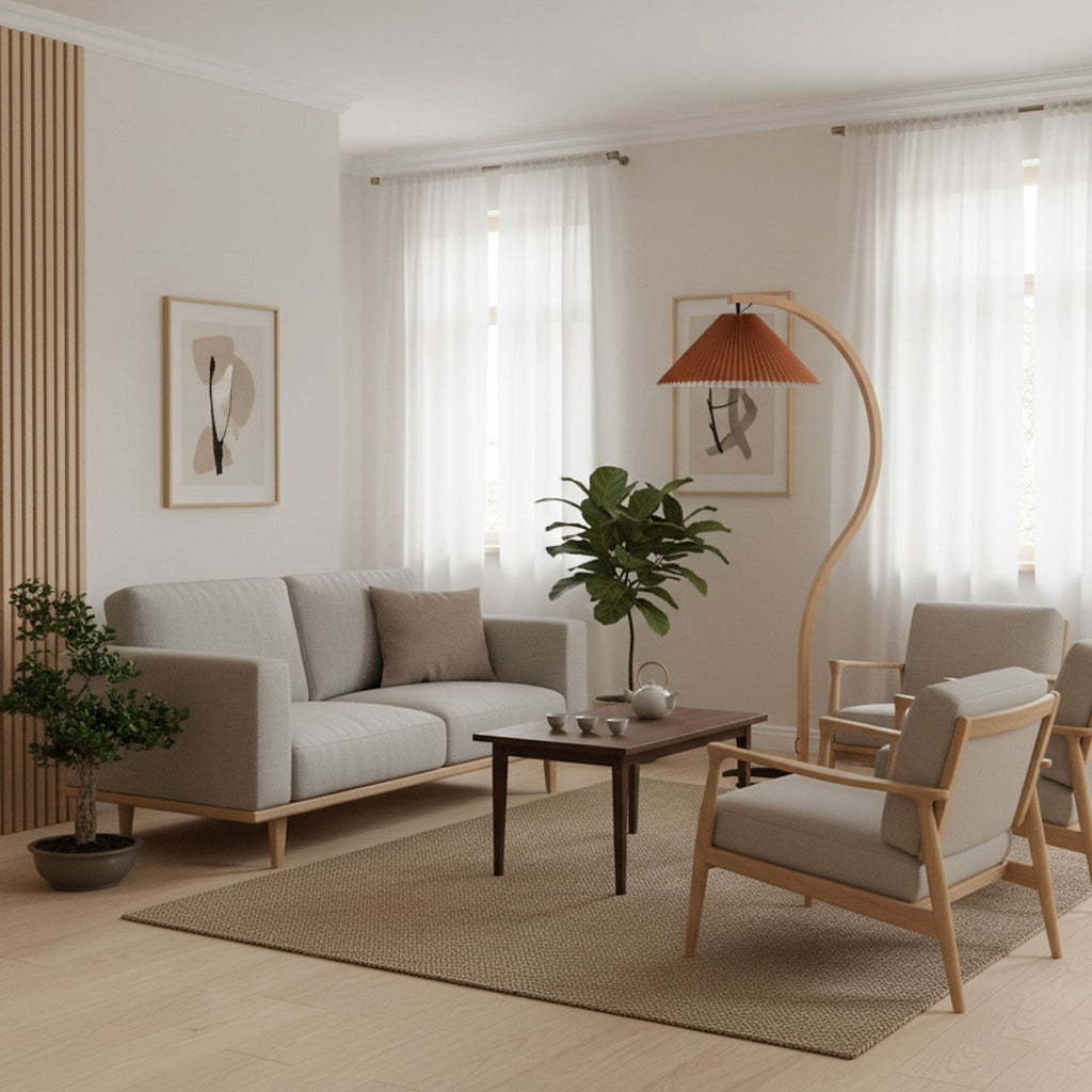 Caprani Bentwood Floor Lamp