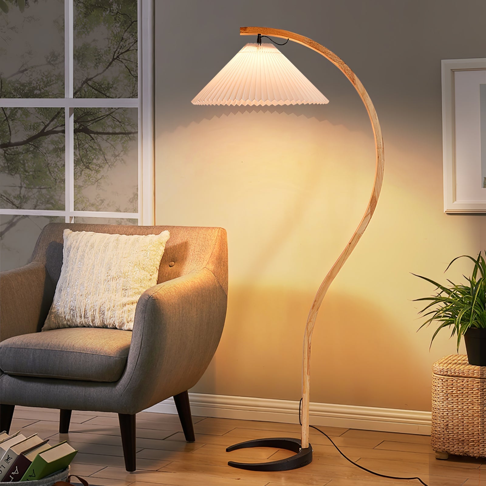 Caprani Bentwood Floor Lamp