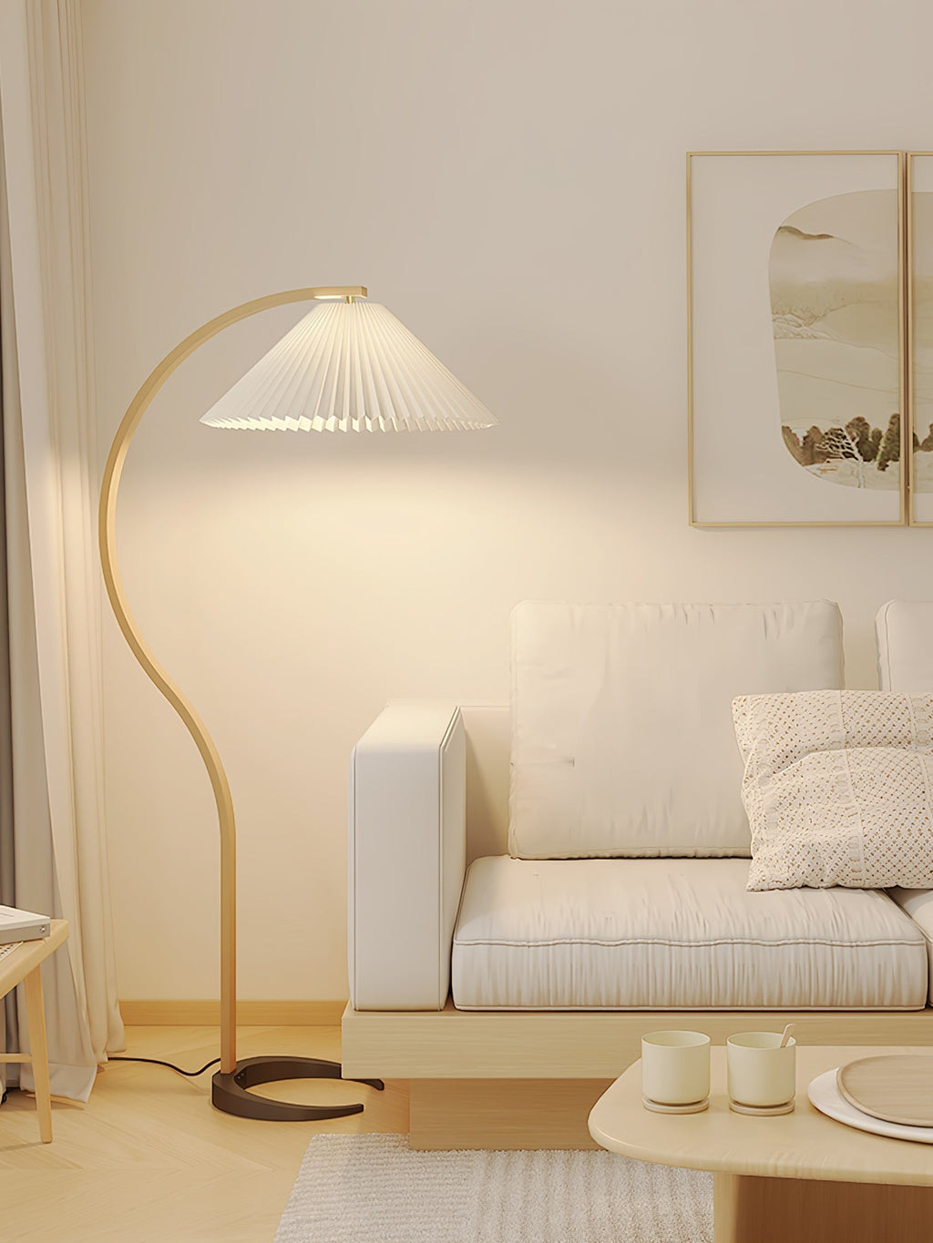 Caprani Bentwood Floor Lamp