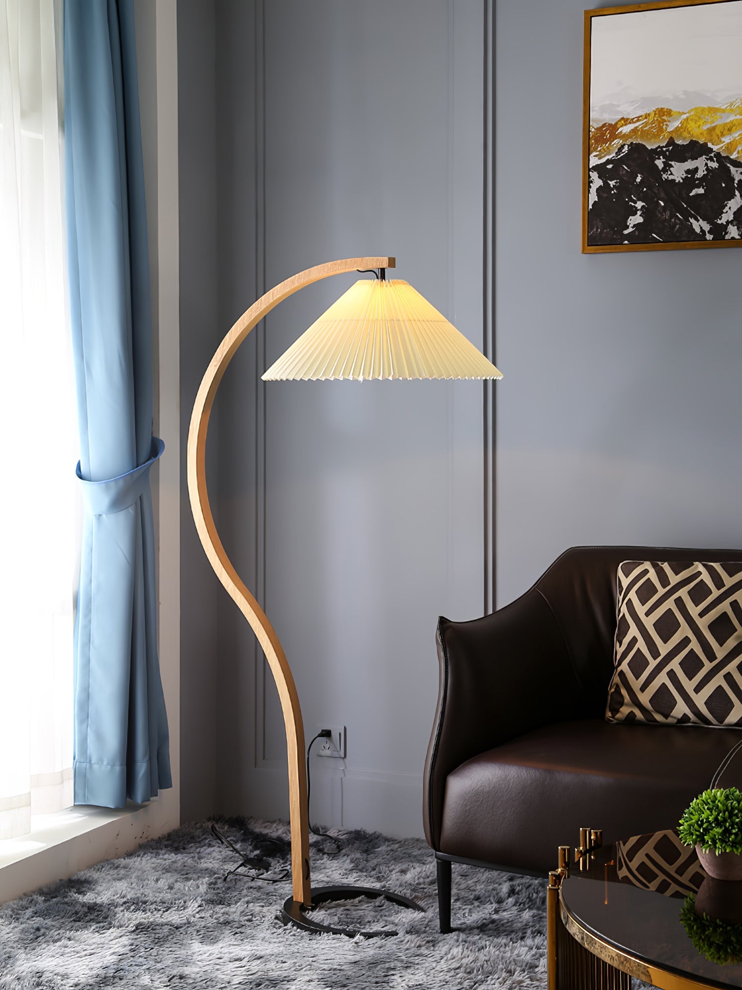 Caprani Bentwood Floor Lamp