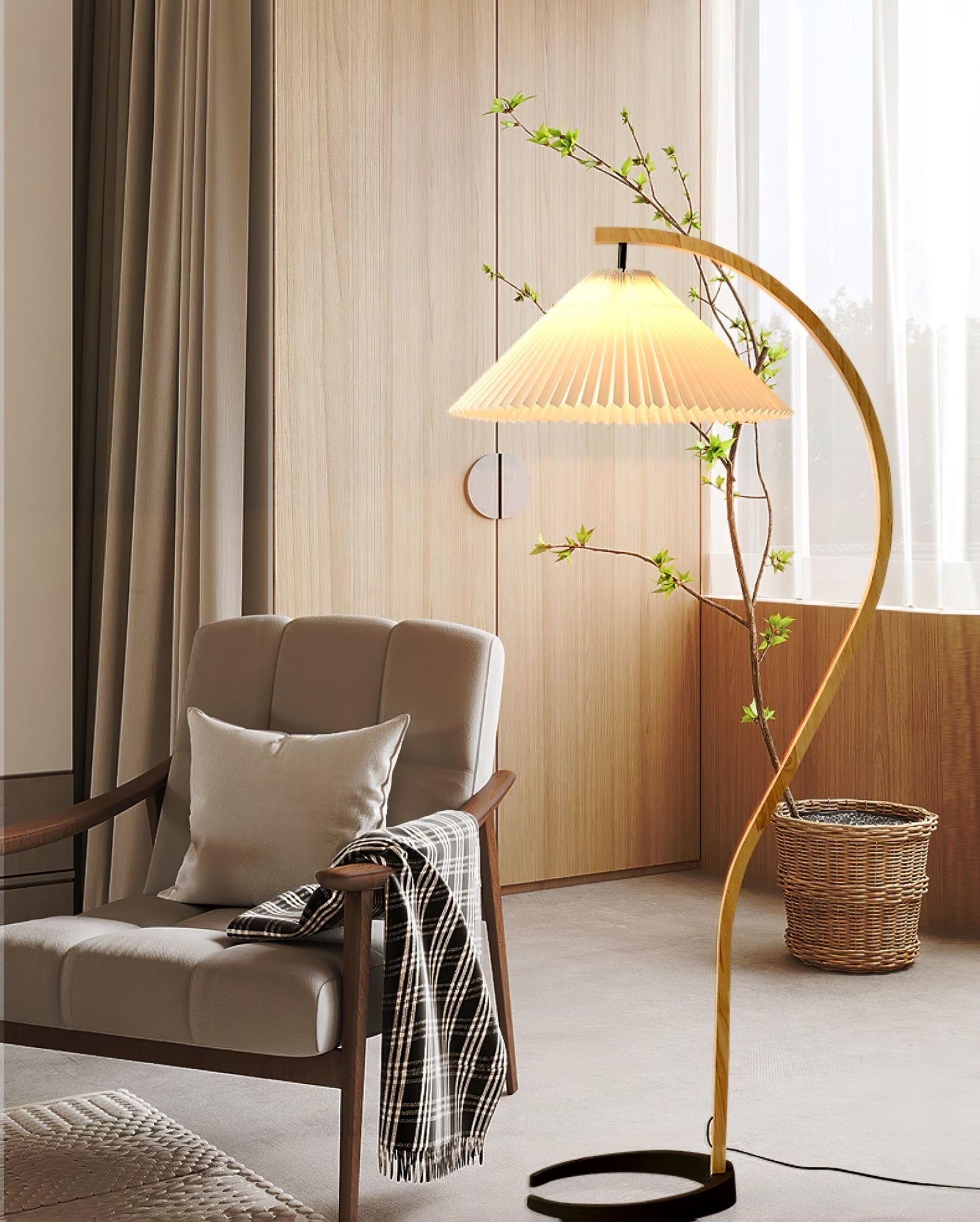 Caprani Bentwood Floor Lamp