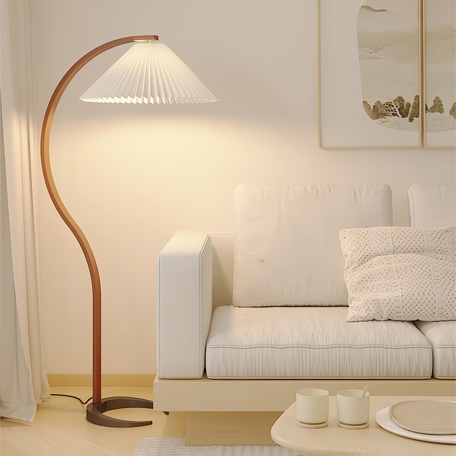 Caprani Bentwood Floor Lamp