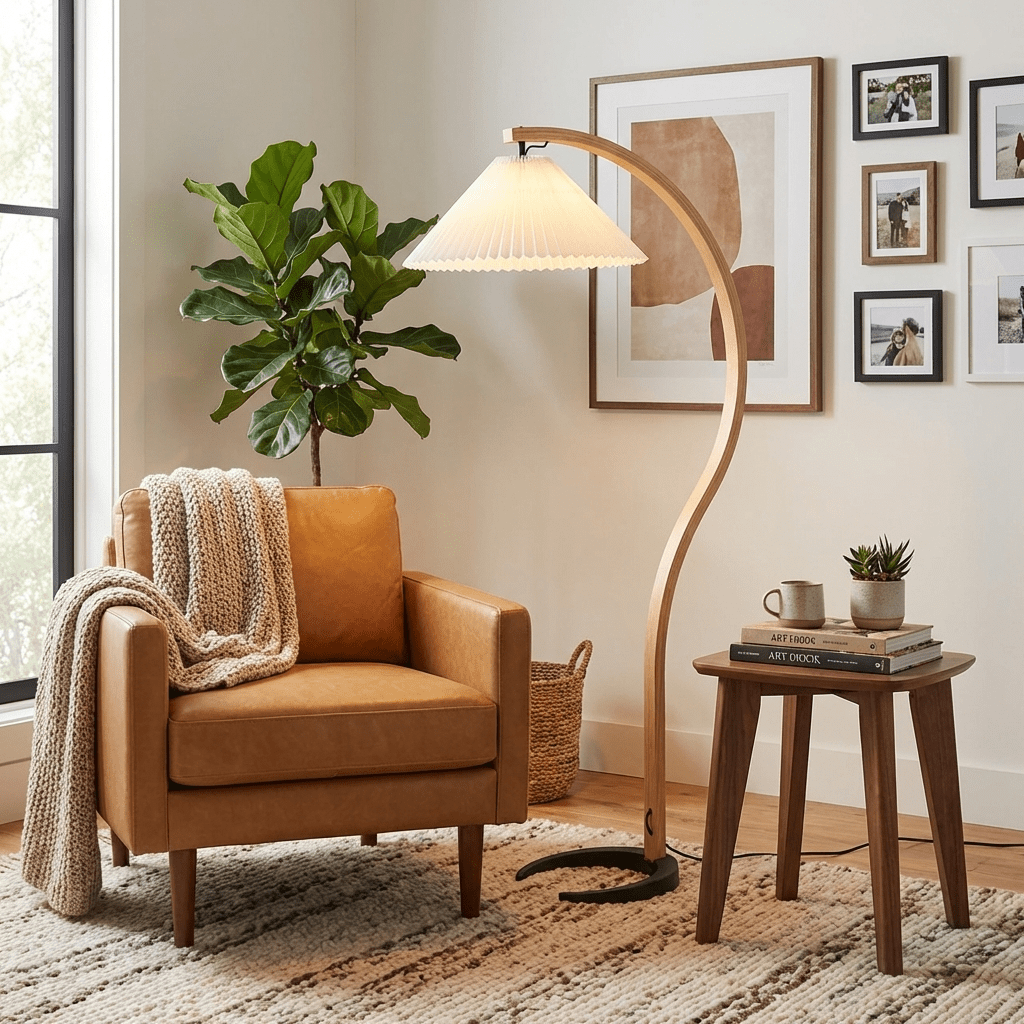 Caprani Bentwood Floor Lamp