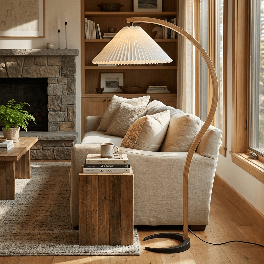Caprani Bentwood Floor Lamp