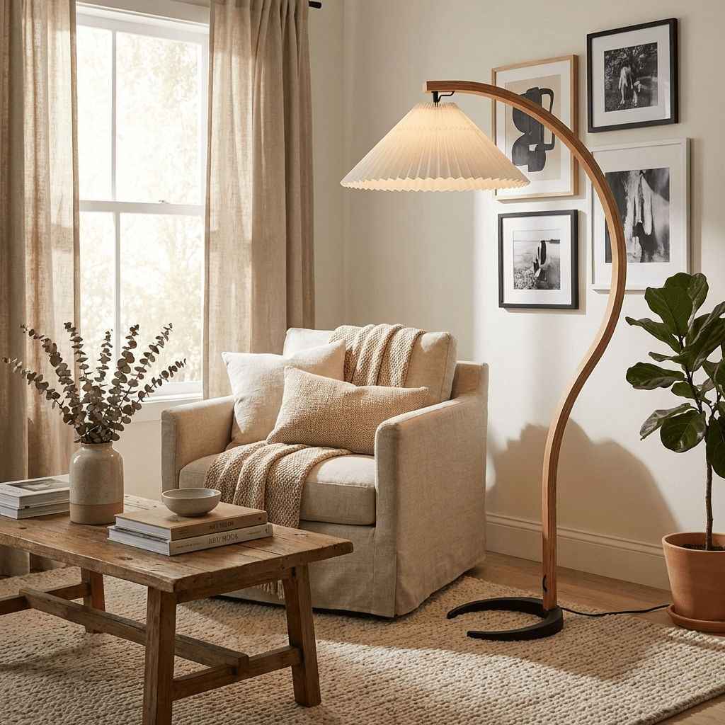 Caprani Bentwood Floor Lamp