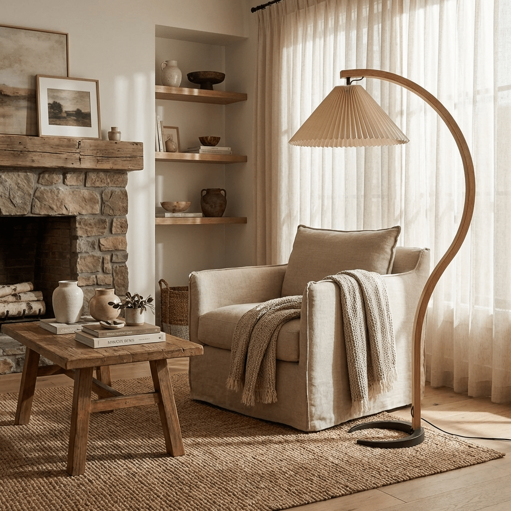 Caprani Bentwood Floor Lamp