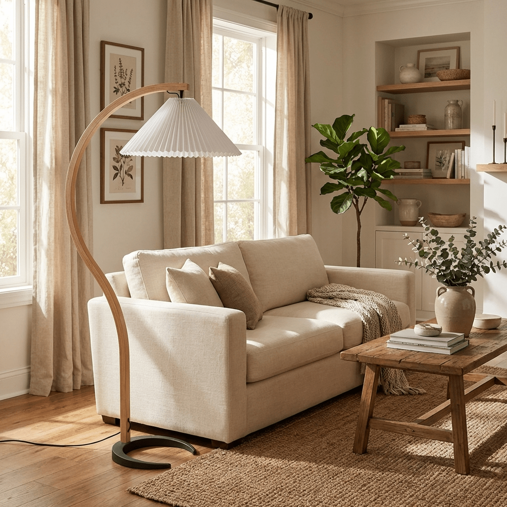 Caprani Bentwood Floor Lamp