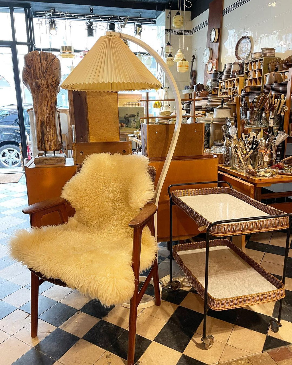 Caprani Bentwood Floor Lamp