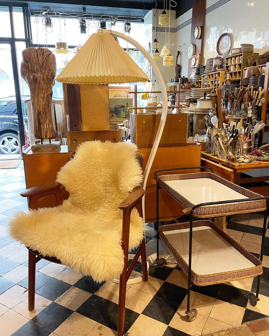Caprani Bentwood Floor Lamp
