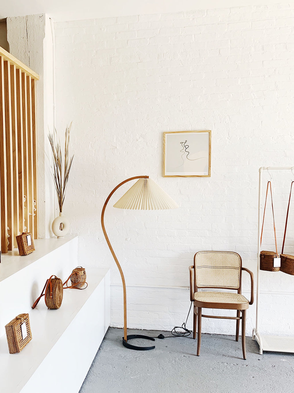 Caprani Bentwood Floor Lamp
