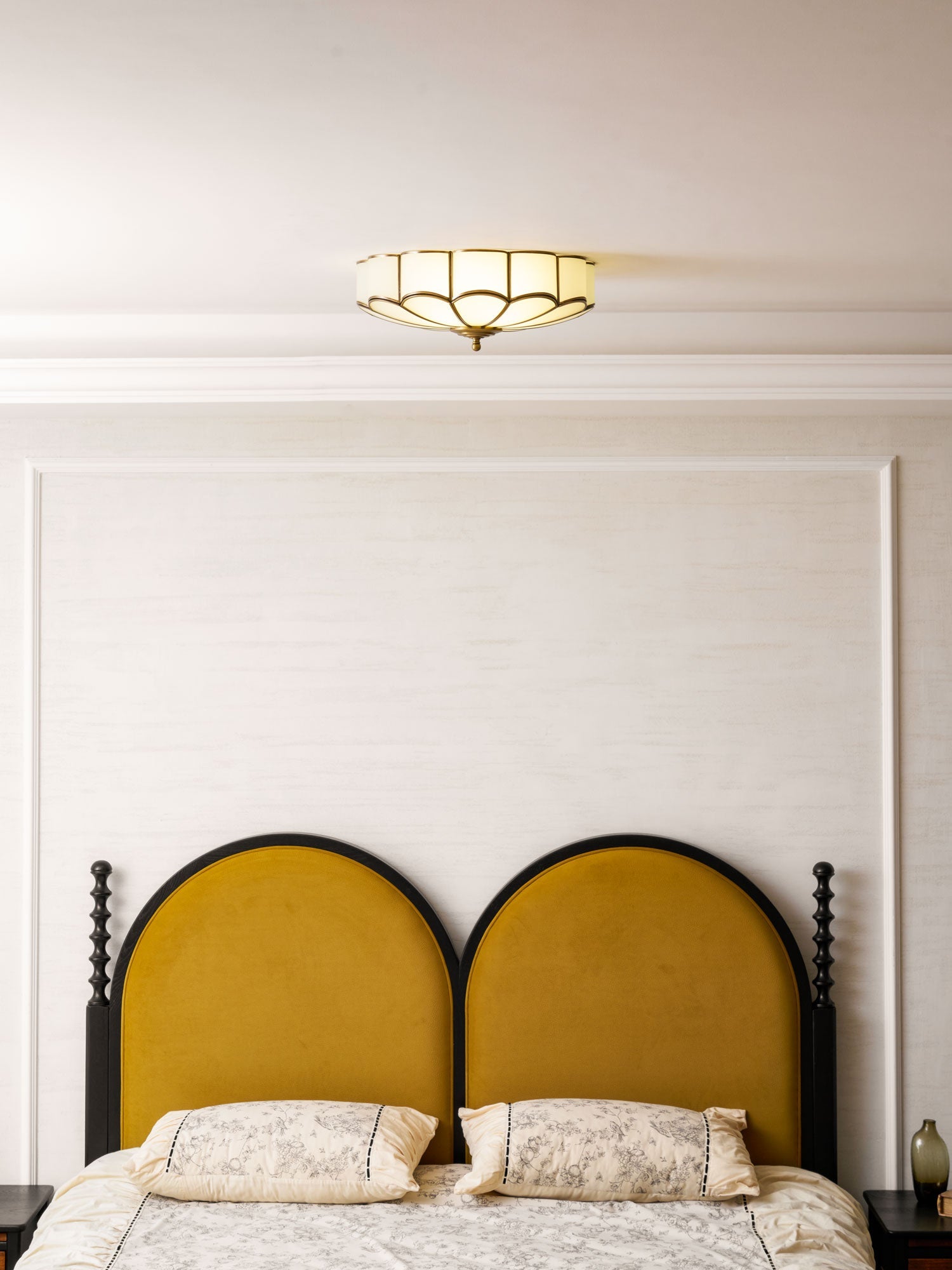 Fiore Glass Flush Ceiling Light