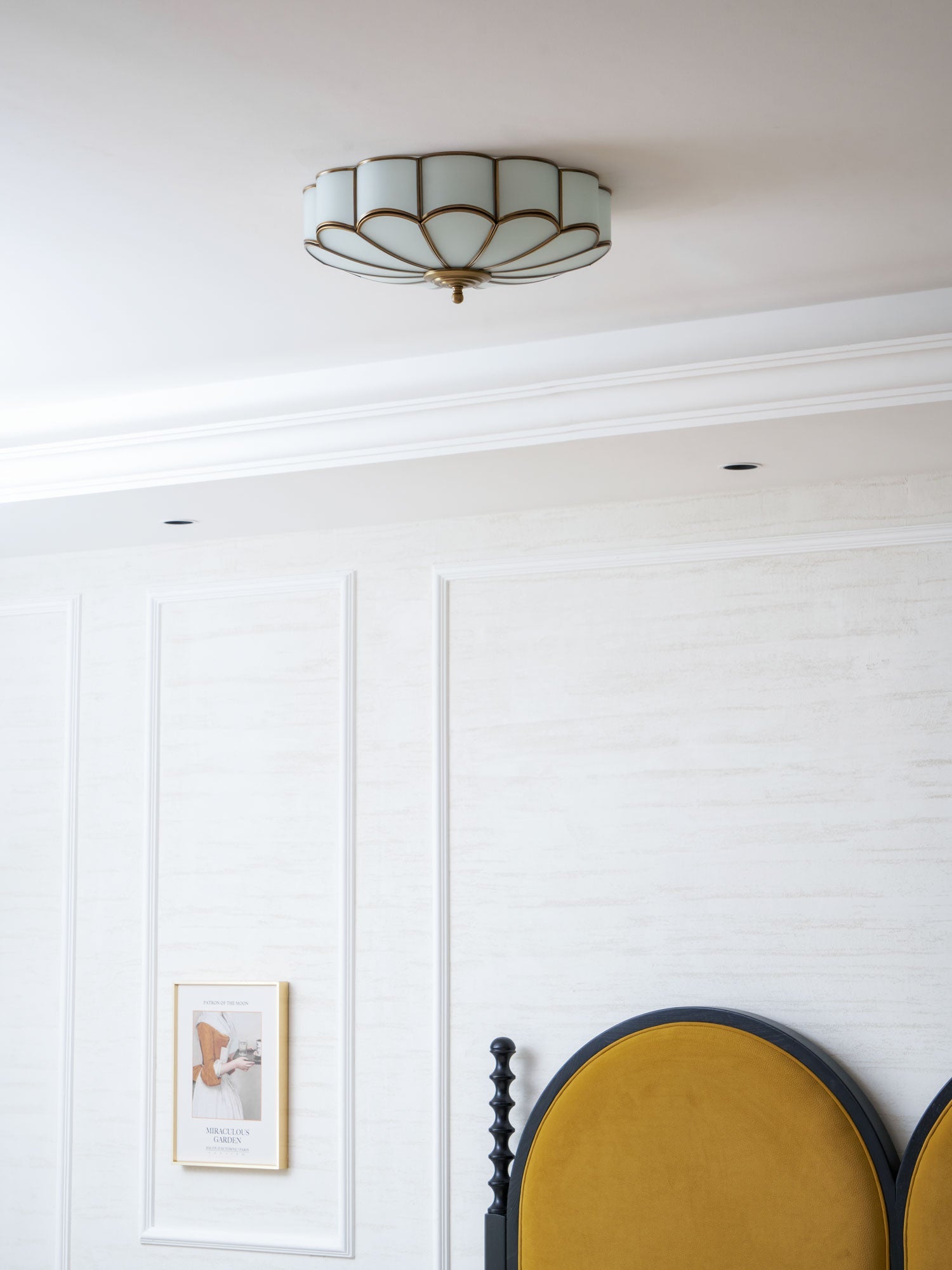 Fiore Glass Flush Ceiling Light