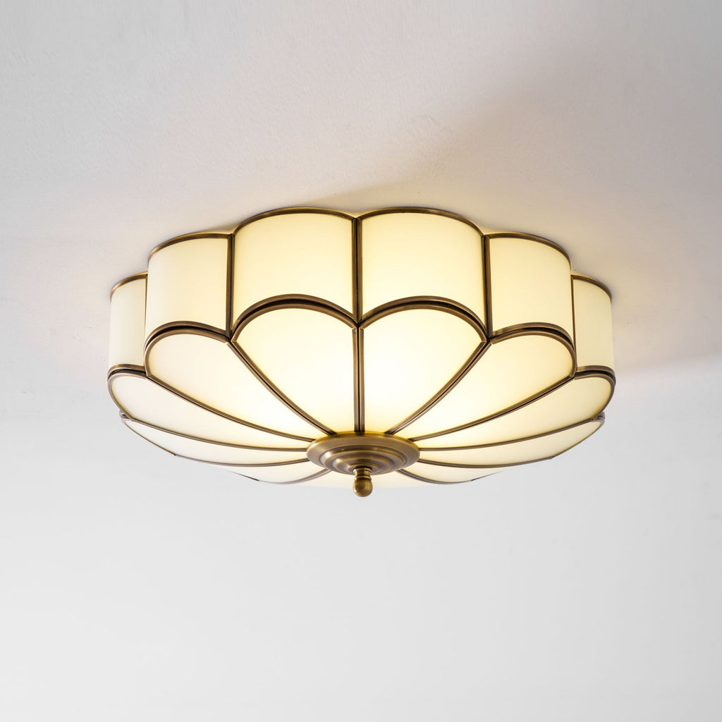 Fiore Glass Flush Ceiling Light