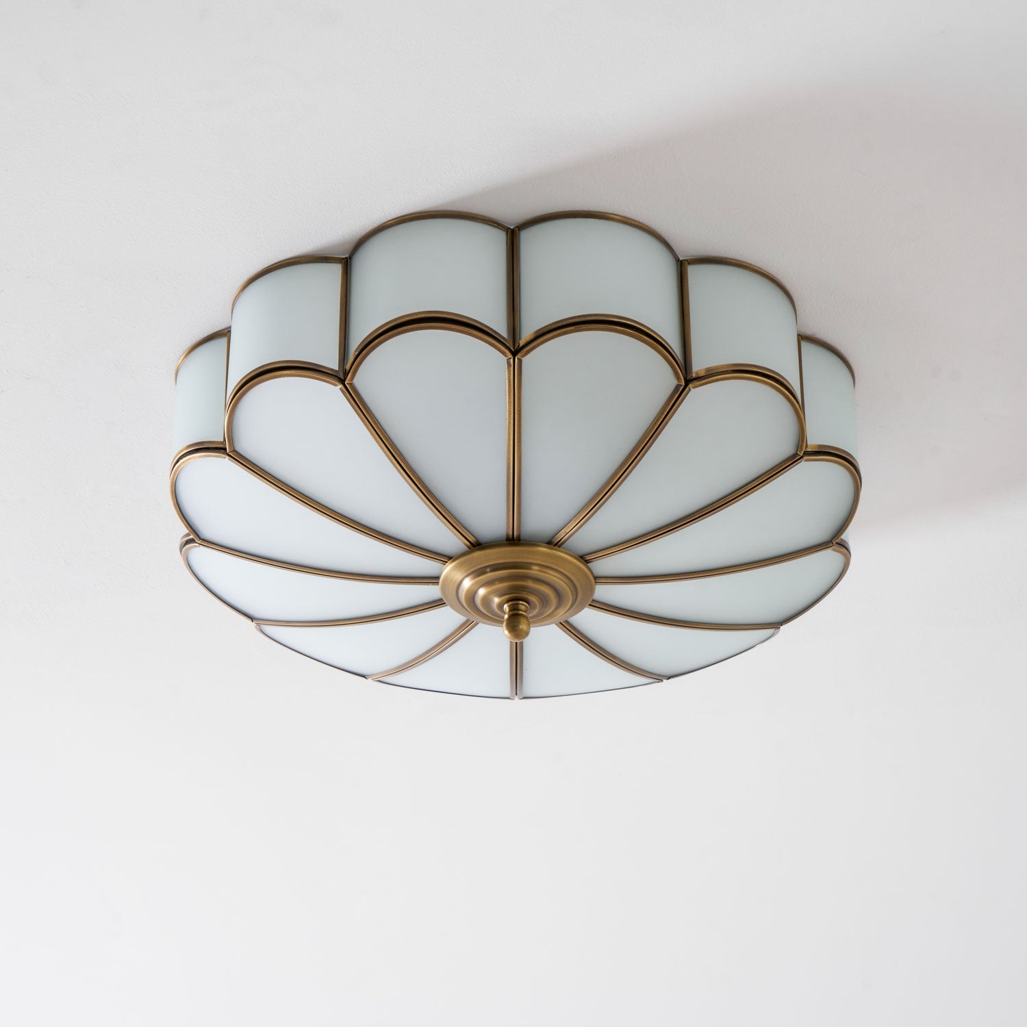 Fiore Glass Flush Ceiling Light