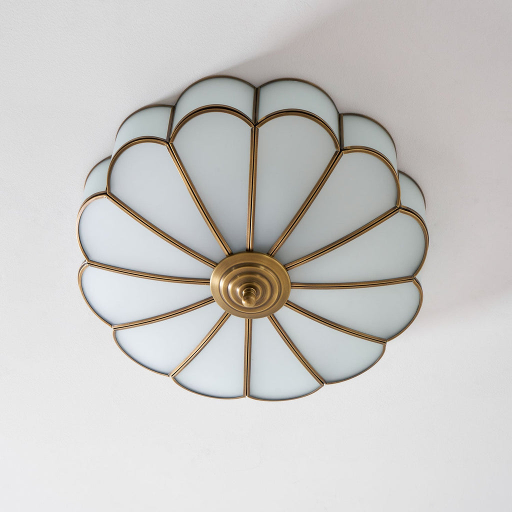 Fiore Glass Flush Ceiling Light
