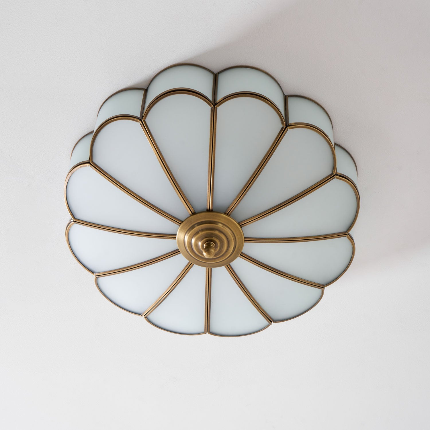 Fiore Glass Flush Ceiling Light
