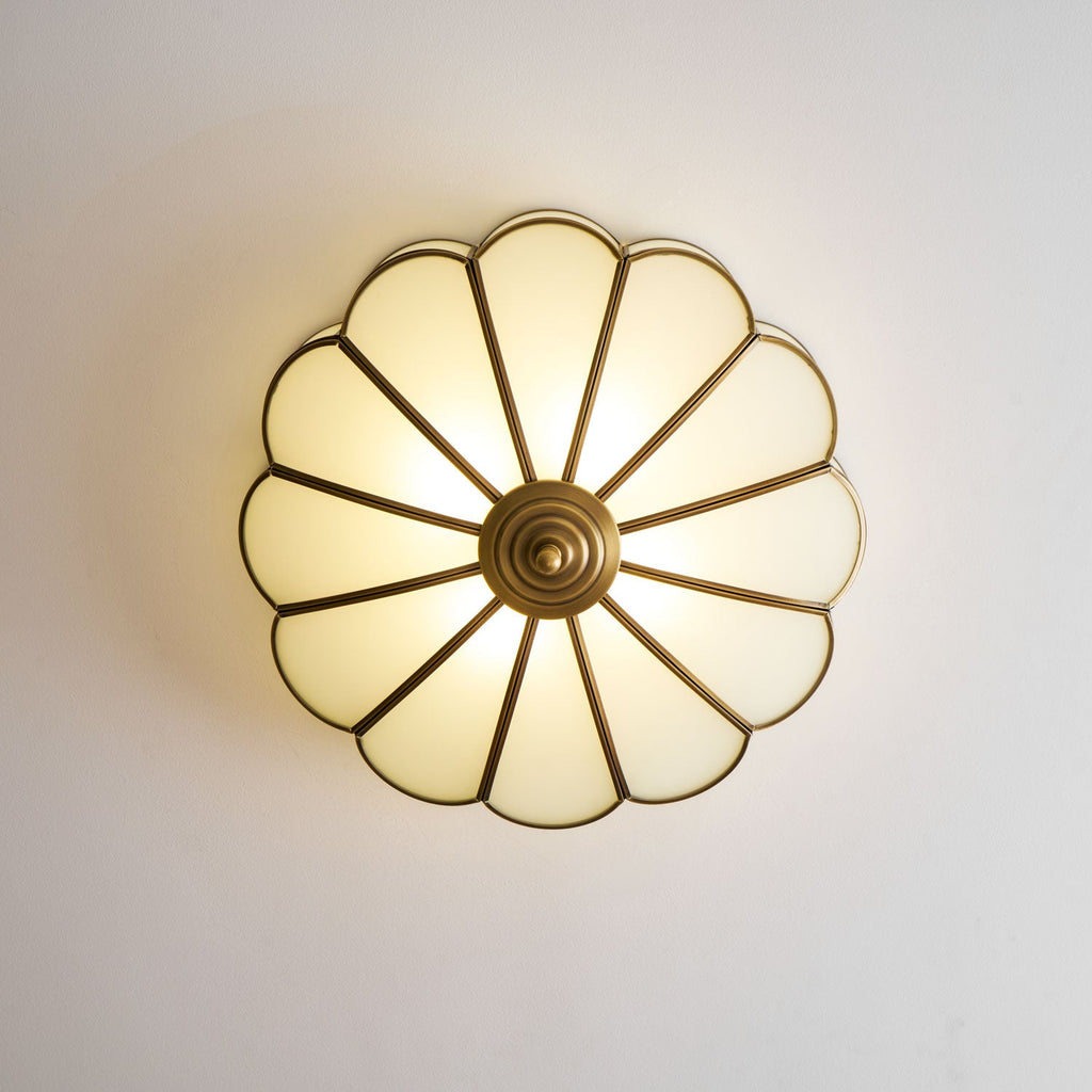 Fiore Glass Flush Ceiling Light