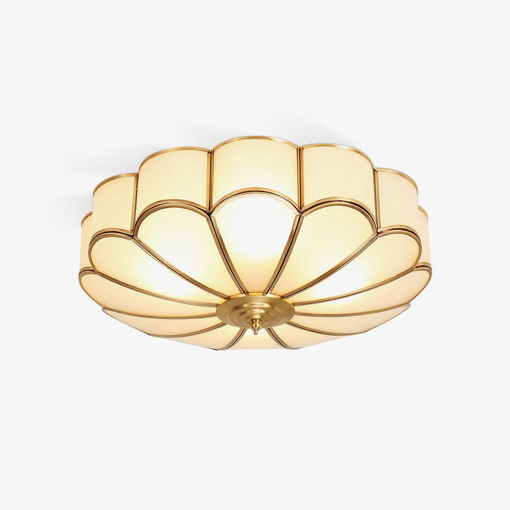 Fiore Glass Flush Ceiling Light