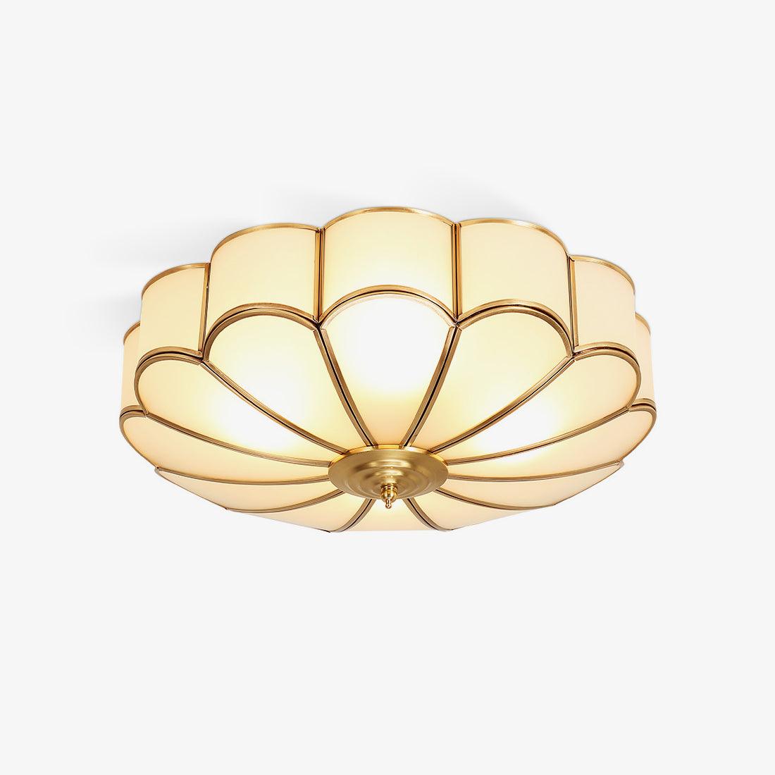 Fiore Glass Flush Ceiling Light