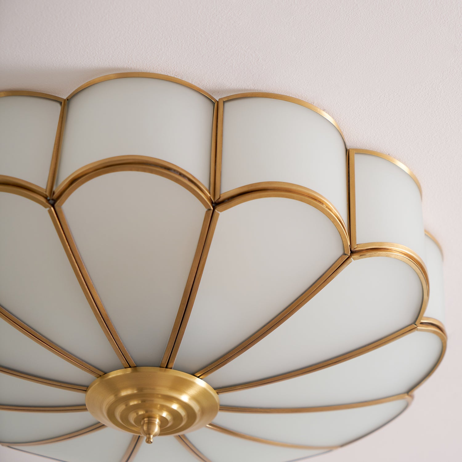 Fiore Glass Flush Ceiling Light