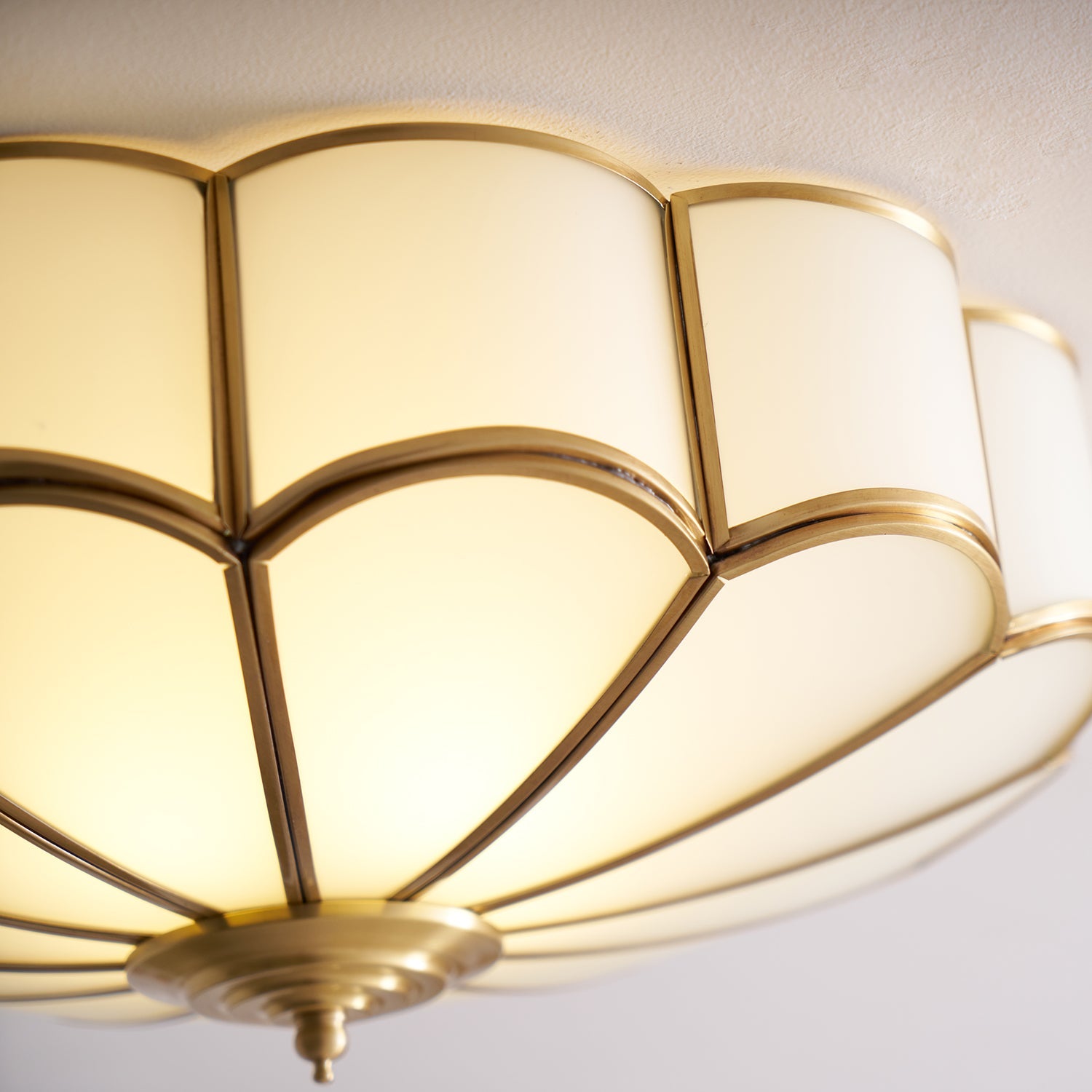 Fiore Glass Flush Ceiling Light