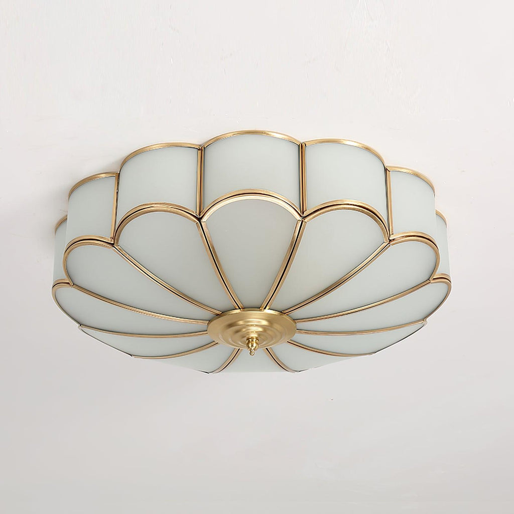Fiore Glass Flush Ceiling Light