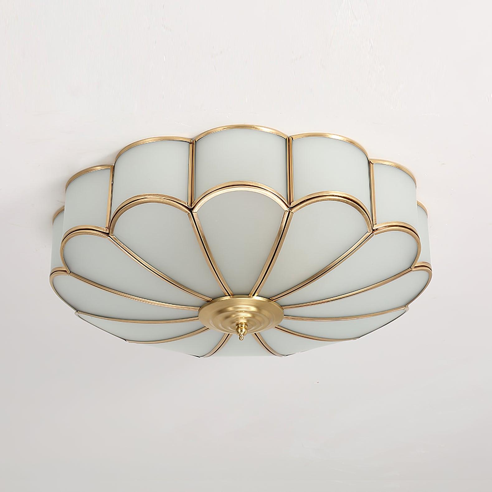 Fiore Glass Flush Ceiling Light