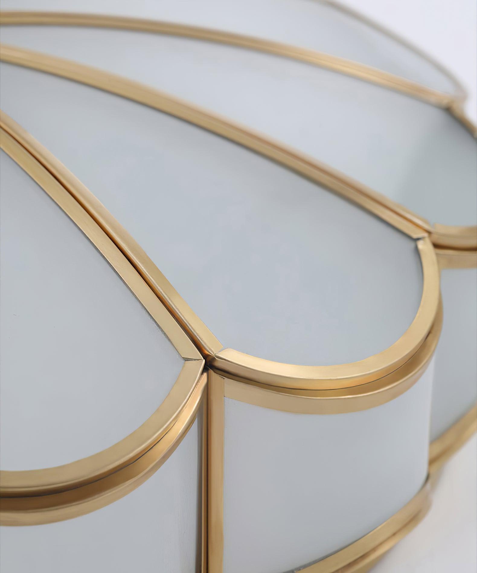Fiore Glass Flush Ceiling Light