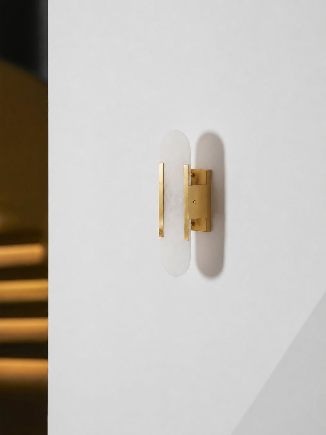 Alba Oblong Alabaster Wall Sconce