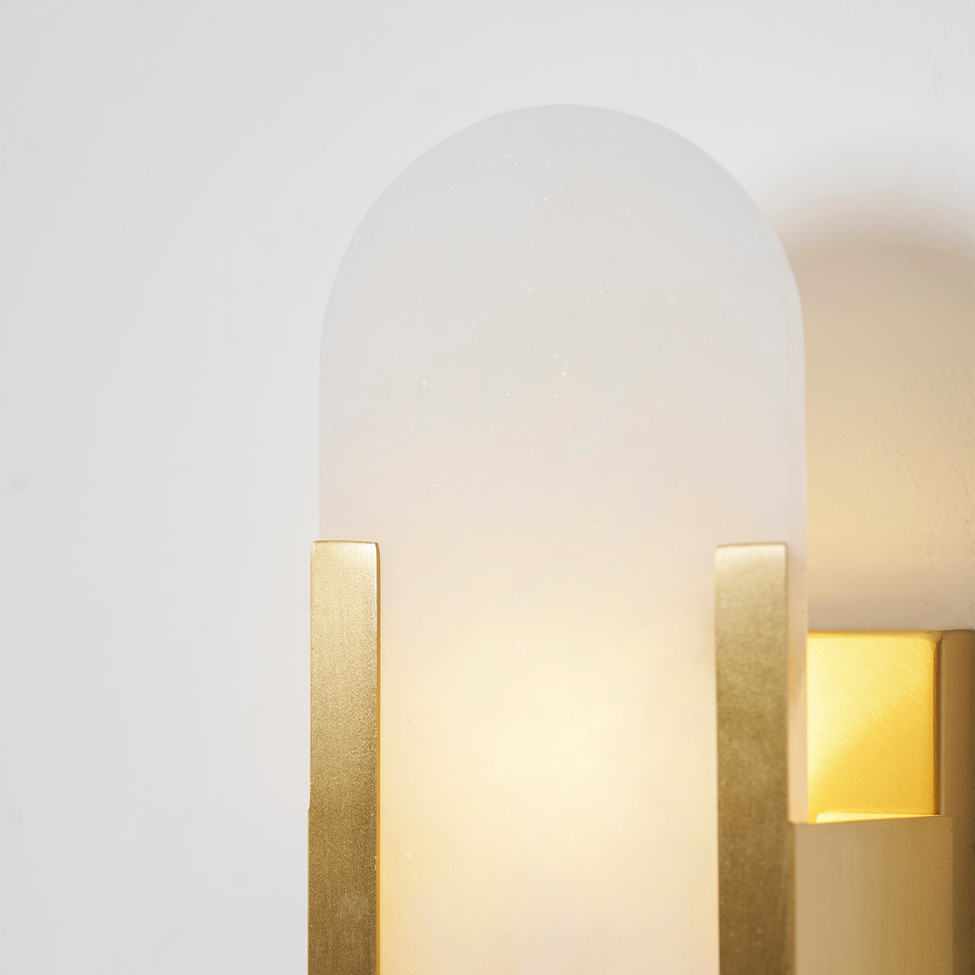 Alba Oblong Alabaster Wall Sconce