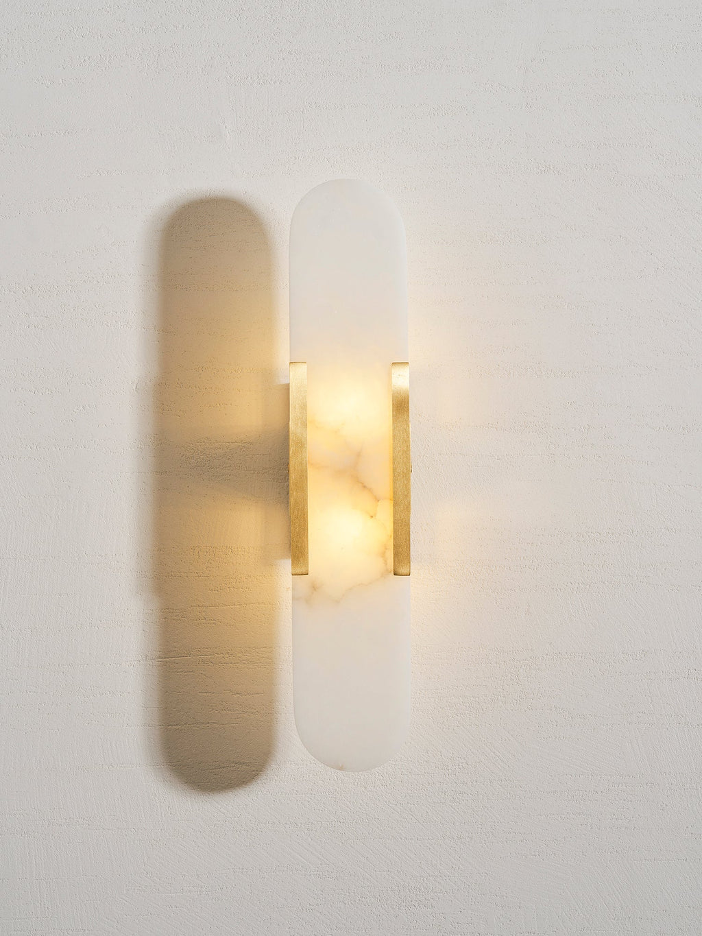 Alba Oblong Alabaster Wall Sconce