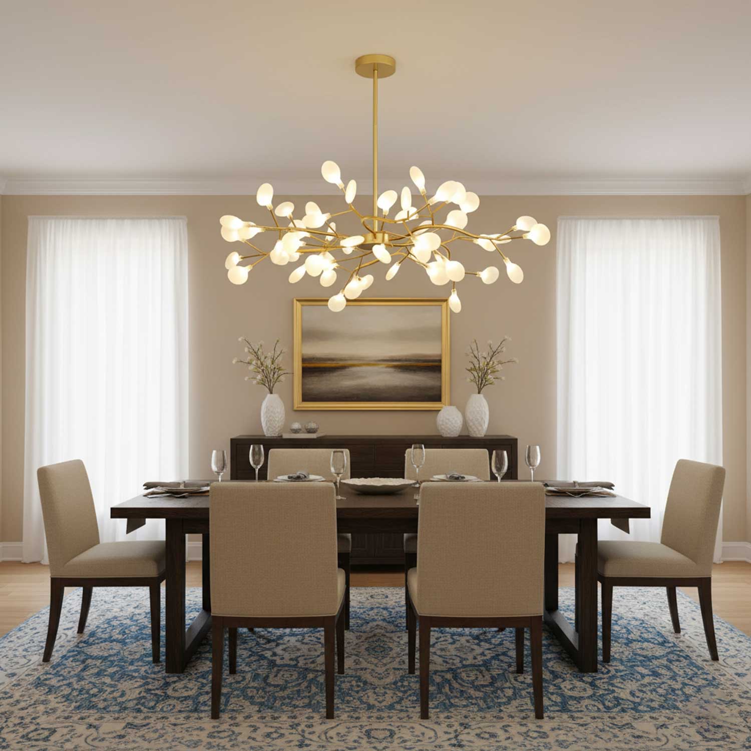 Firefly LED Sputnik Chandelier