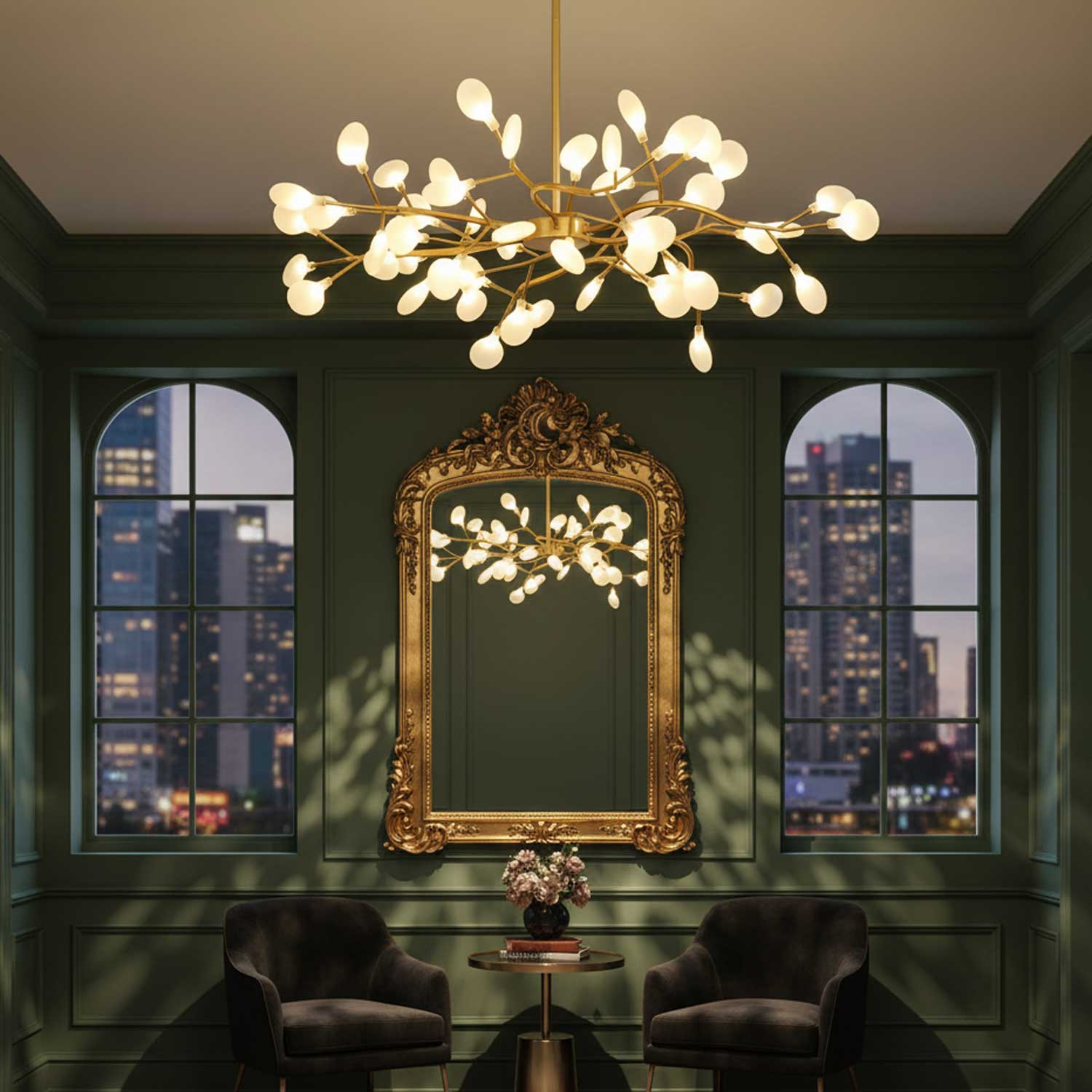 Firefly LED Sputnik Chandelier