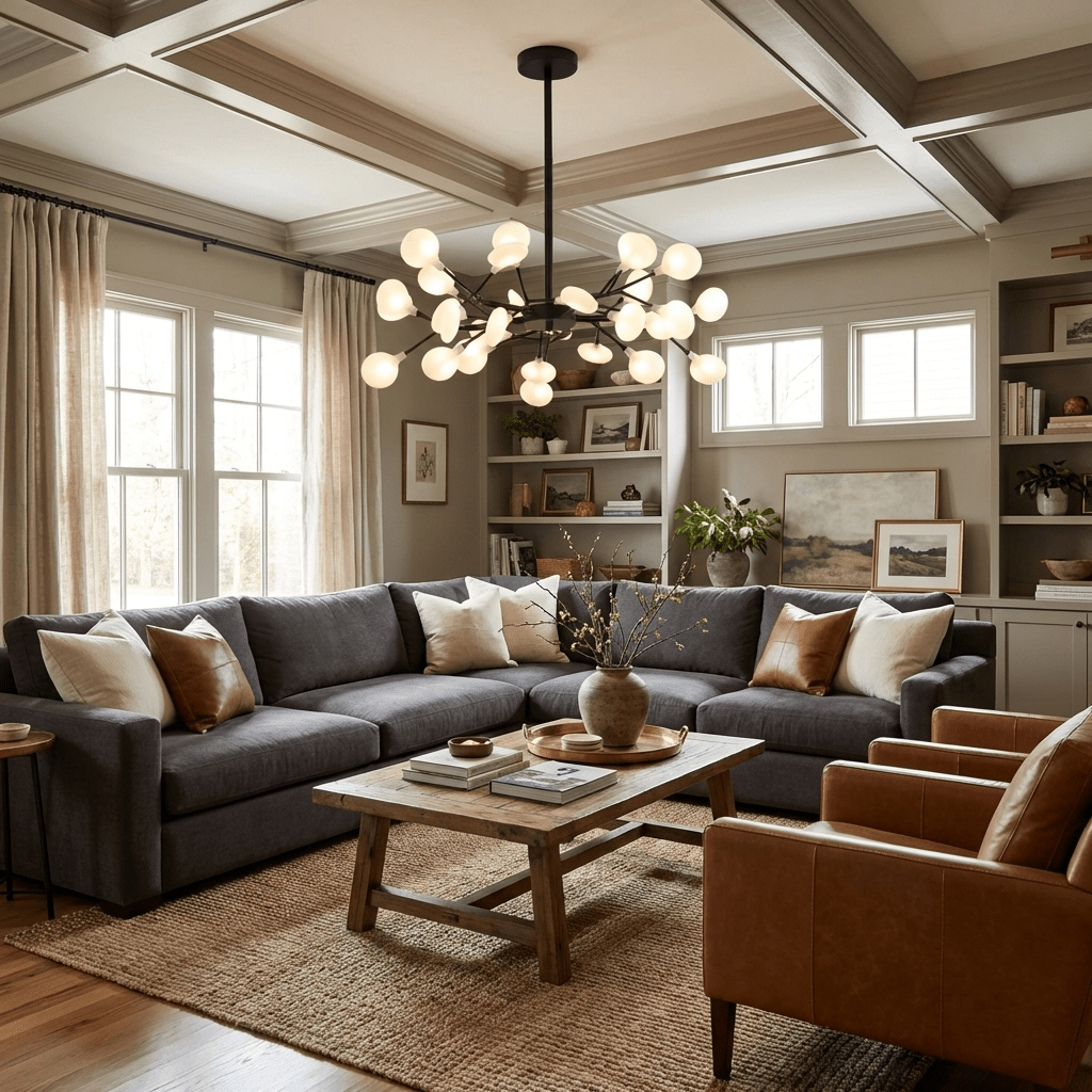 Firefly LED Sputnik Chandelier