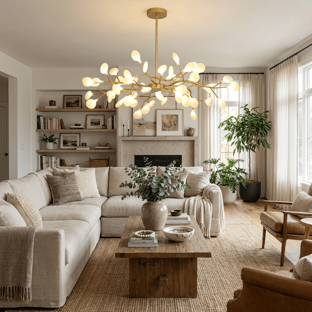 Firefly LED Sputnik Chandelier