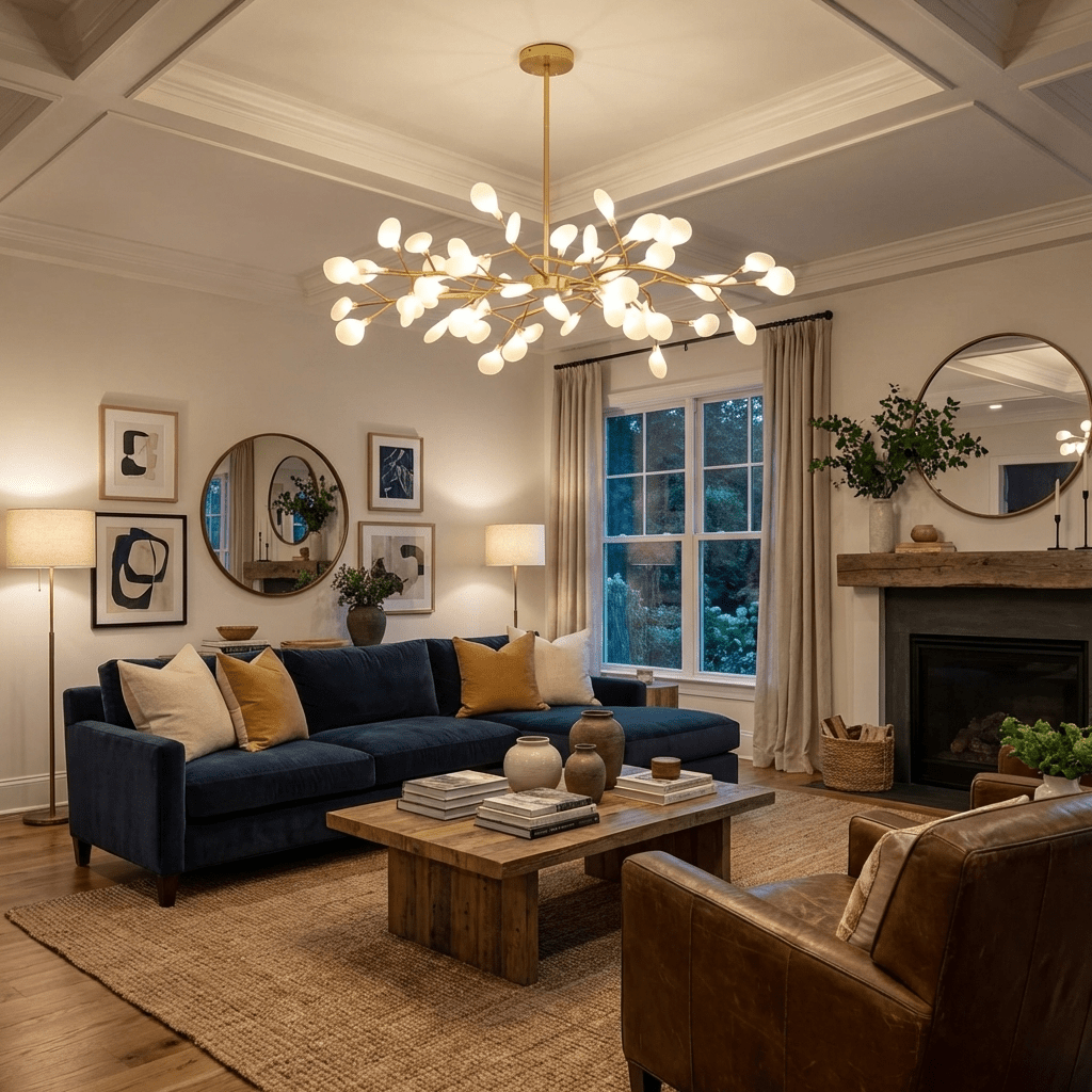 Firefly LED Sputnik Chandelier