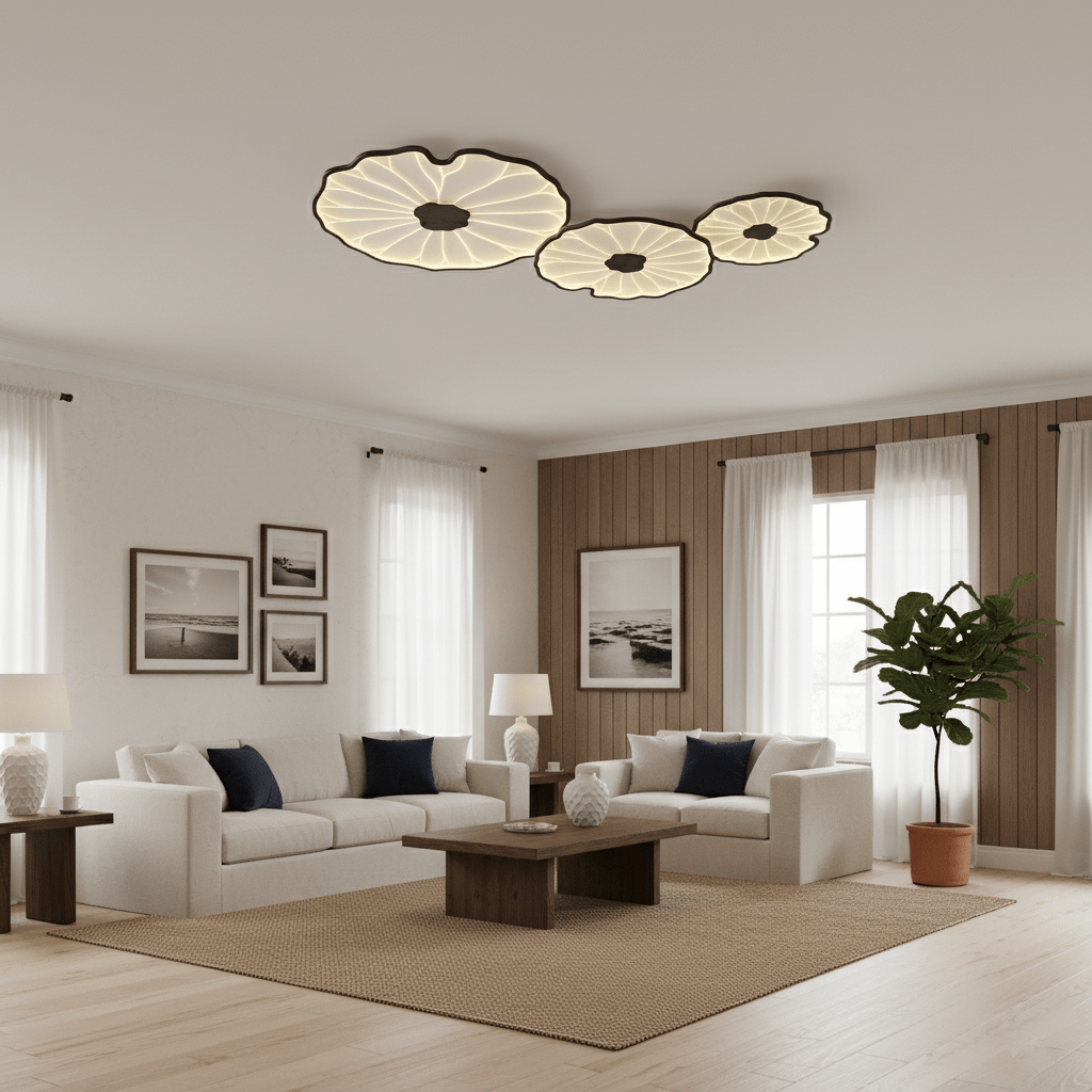 Lotus Leaf Ceiling Light