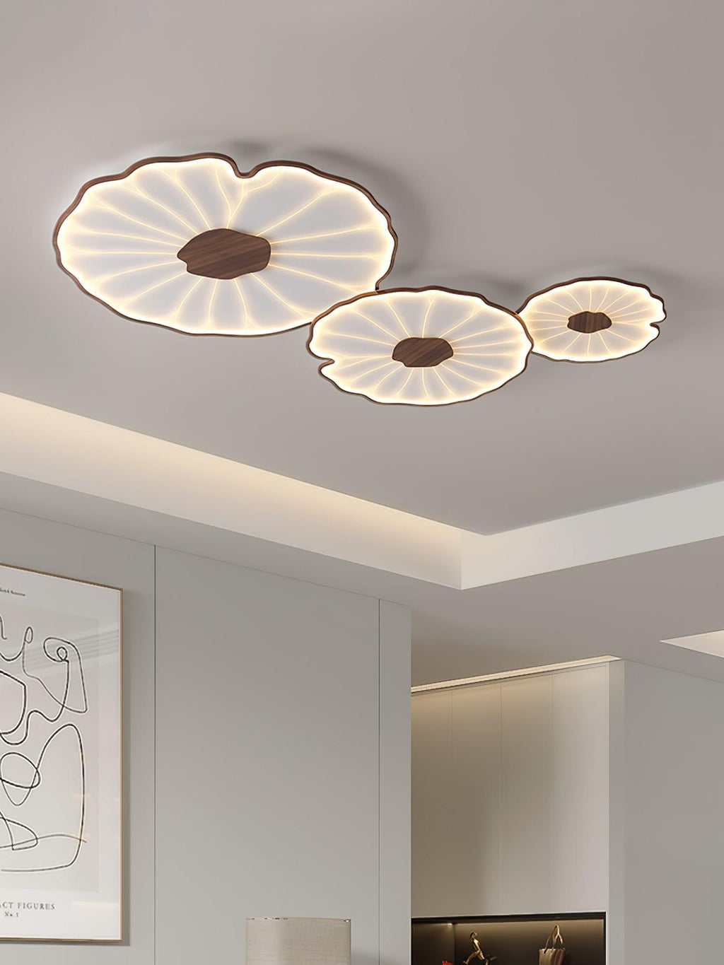 Lotus Leaf Ceiling Light