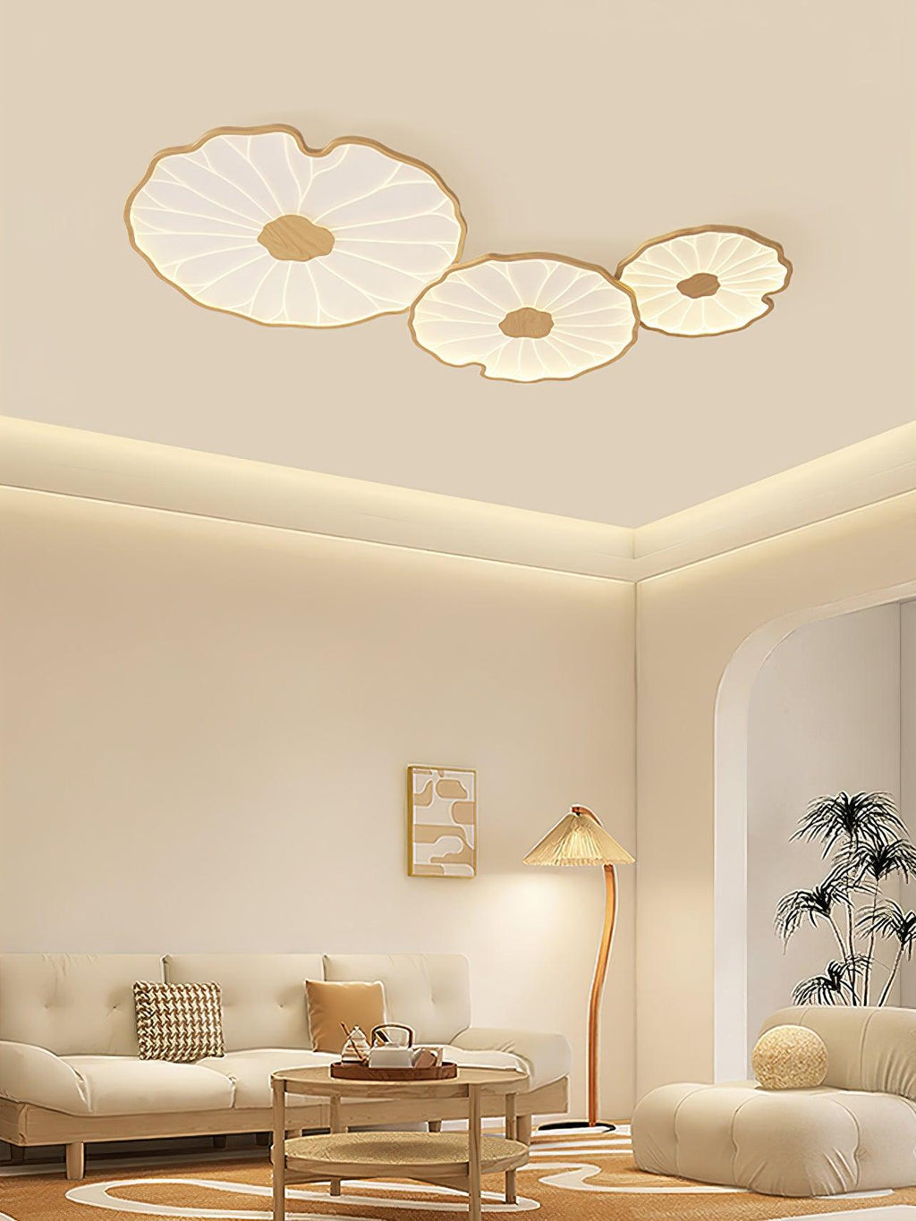 Lotus Leaf Ceiling Light