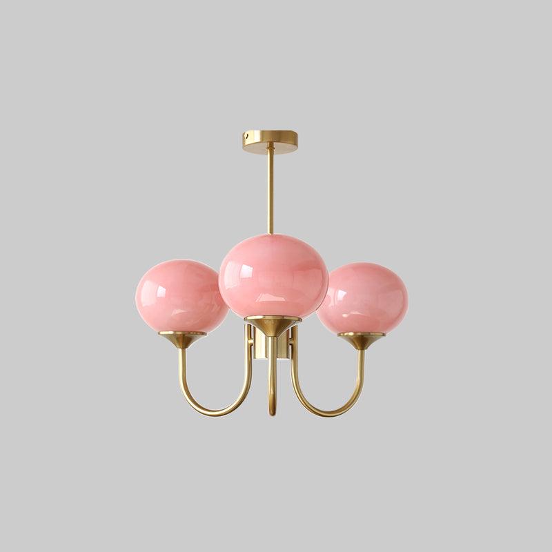 Marshmallow Glass Chandelier