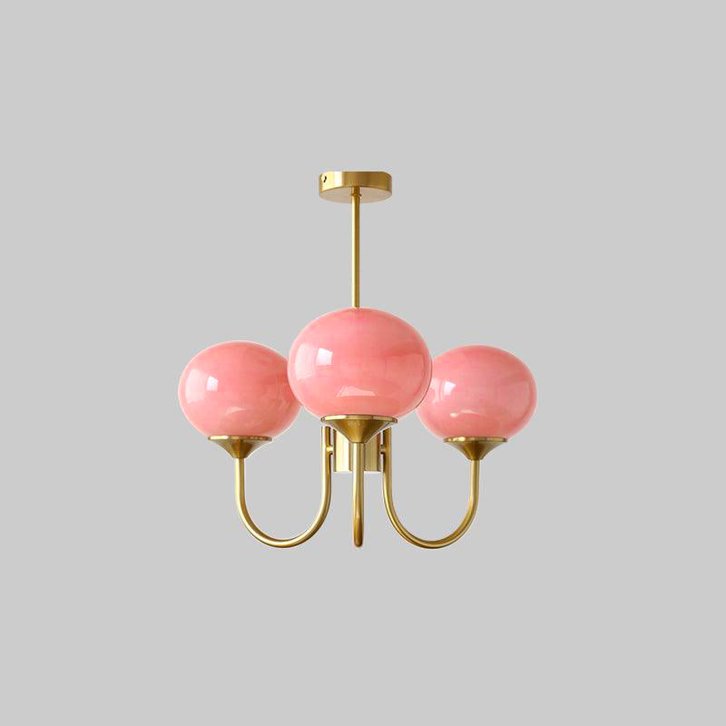 Marshmallow Glass Chandelier