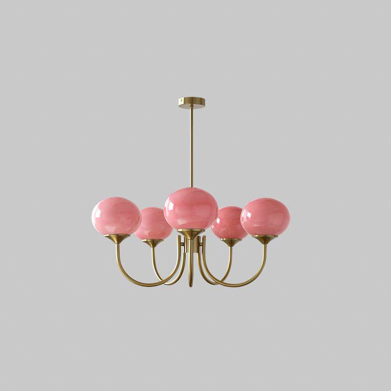 Marshmallow Glass Chandelier