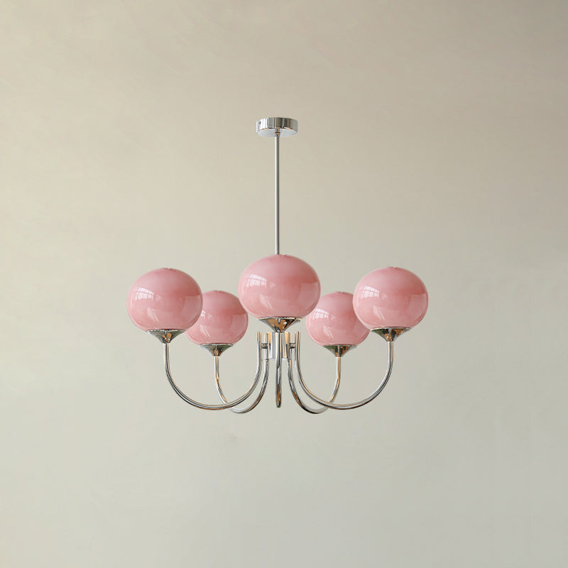 Marshmallow Glass Chandelier