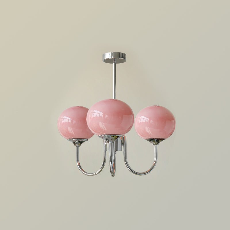 Marshmallow Glass Chandelier